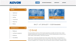 Desktop Screenshot of kovos-retezy.cz